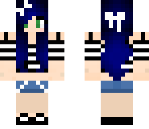 blue haired girl edit