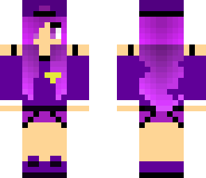 edited purple girl