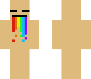 rainbow puke