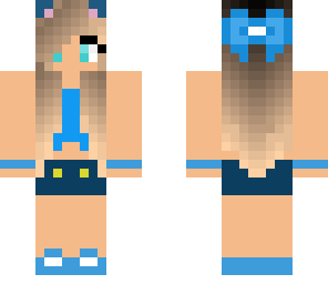 summer cat girl