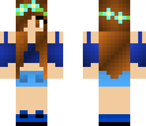 blue girl