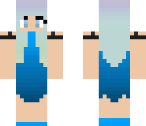 blue dress