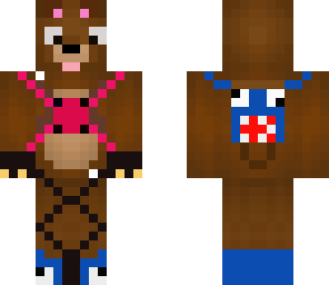 rock bear with squid backpack
