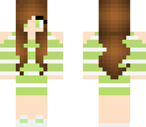 green striped dress
