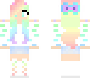 pastel rainbow tiger gal gg