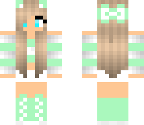 mint green kitty