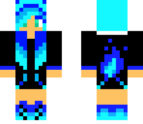 blue flames