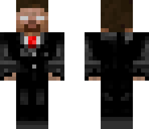herobrine in a suit