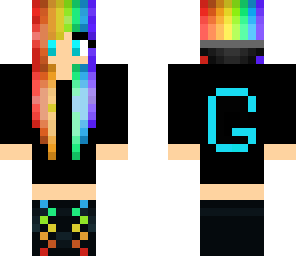 rainbow girl