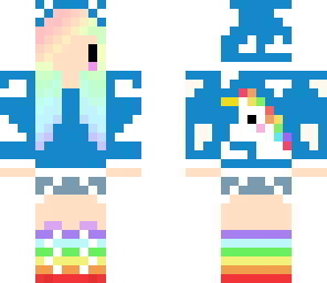 chibi uincorn girl
