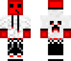 red slime with a red hoodie