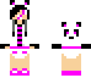 pink baby boy panda