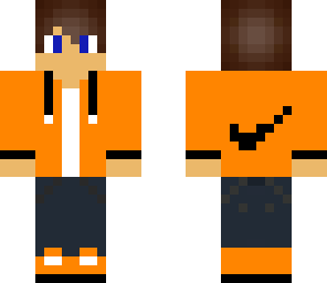 orange nike guy