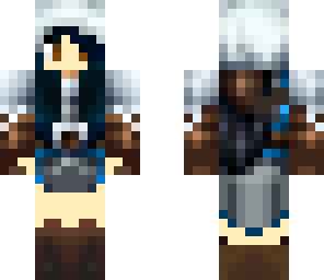 blue assasin girl