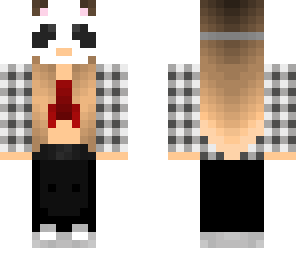 panda mask girl