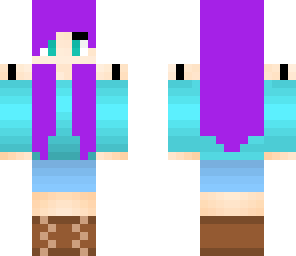 cute blue girl