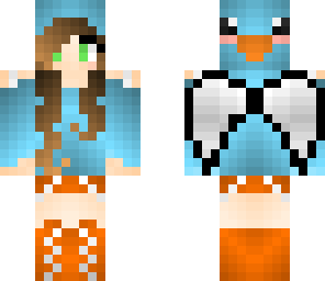 plz like - cute bird girl