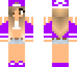 purple hot girl