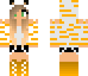 gold and white tiger skin lol
