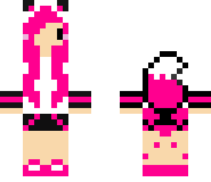 pink girl wolf or fox
