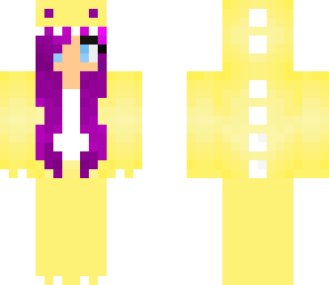 dino girl purple hair