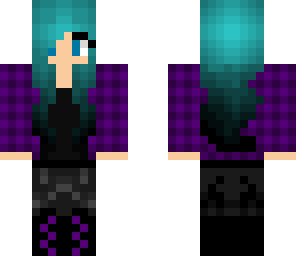 blue hair girl