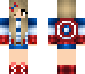 girl captain america jacket