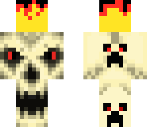 skull on fire