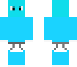 blue guy with undees