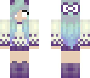 pastel kitty herobrine