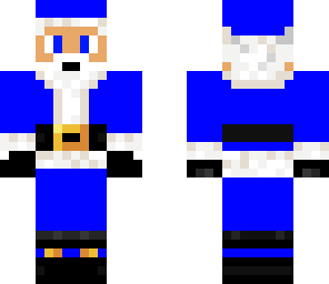 blue santa