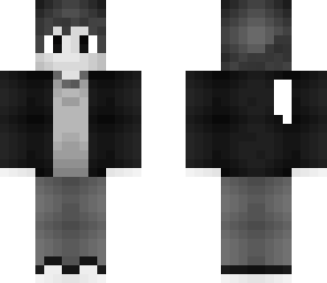 black and white man