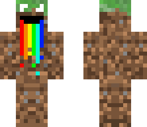 derpy dirt block rainbow barf