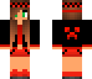 red biker girl