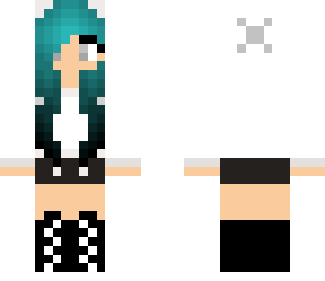 blue hair girl