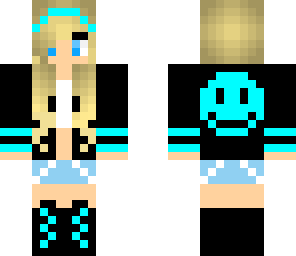 blue smiley girl