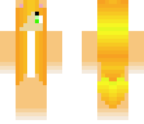 sunset cat girl