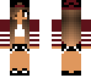 red and black tan girl tomboy