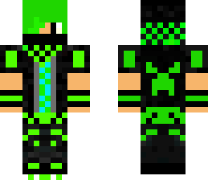 pixel neon green 