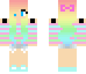 cute rainbow girl