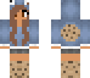 brown cookie monster girl