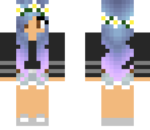 blue hair girl