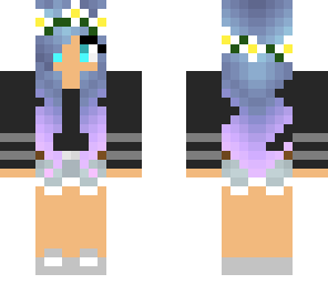 edit of blue girl
