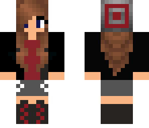 red and black beanie girl