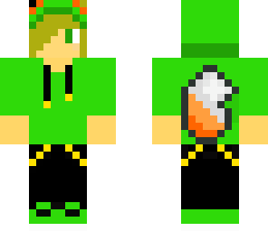 green blonde fox skin