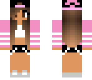 tan girl pink tomboy
