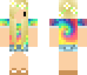 tie dye girl