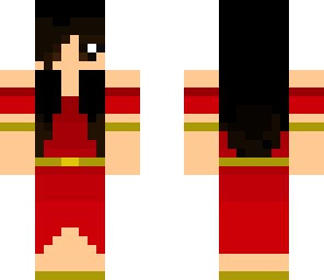 red dress
