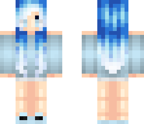 blue girl