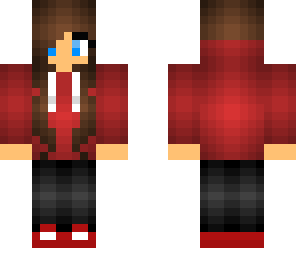 red jacket tomboy girl